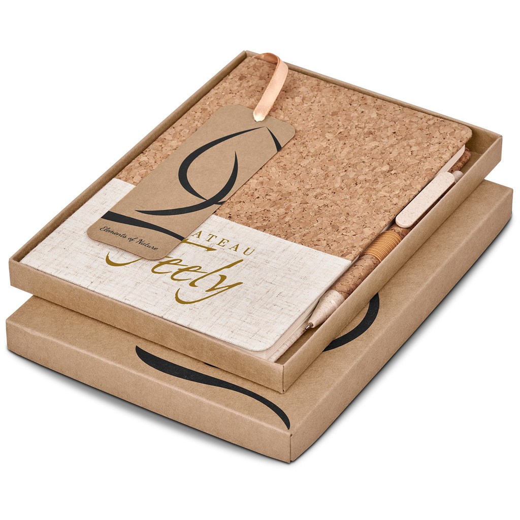 Okiyo Cardon Cork Notebook & Pen Set Okiyo Cardon Cork Notebook & Pen Set - Image 1