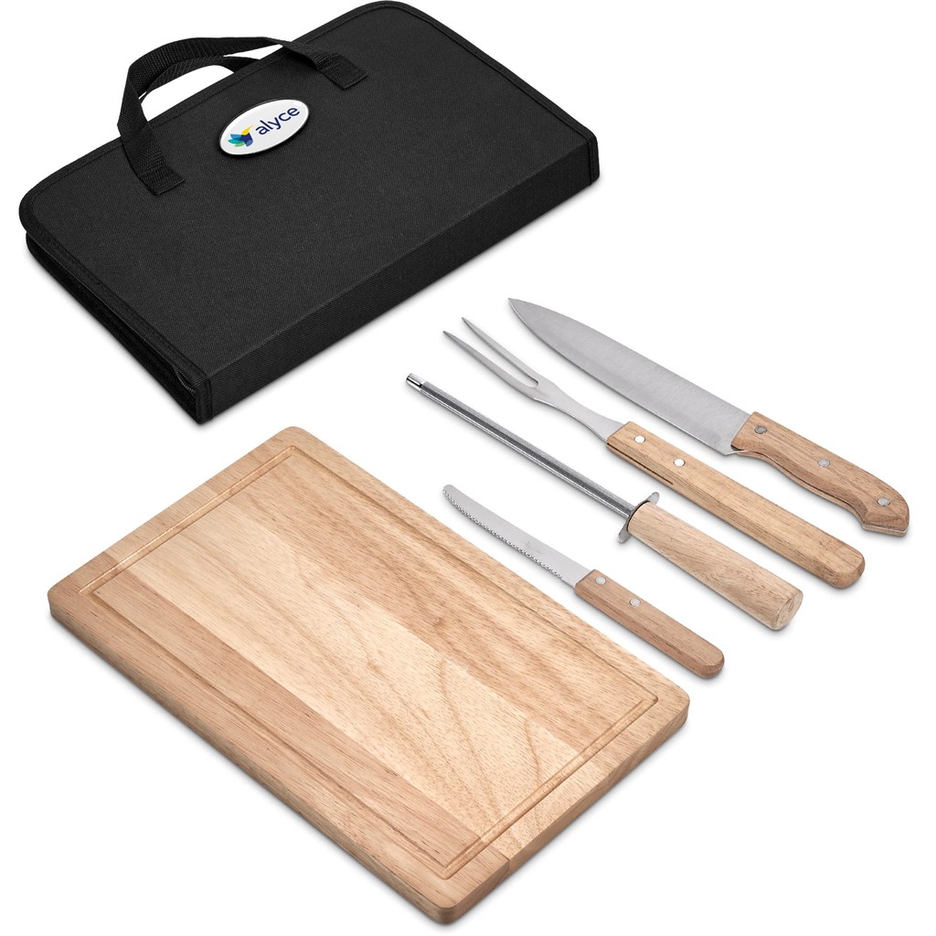Brenton 5-Piece Braai & Carving Set Brenton 5-Piece Braai & Carving Set - Image 1