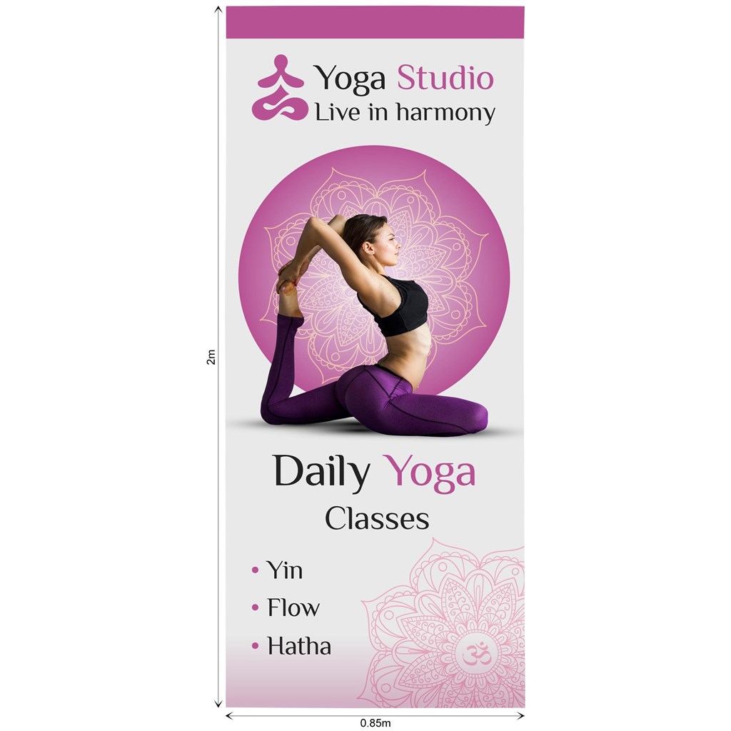 Pull-Up Banner Display Fabric Skin (Excludes Hardware) Pull-Up Banner Display Fabric Skin (Excludes Hardware) - Image 1