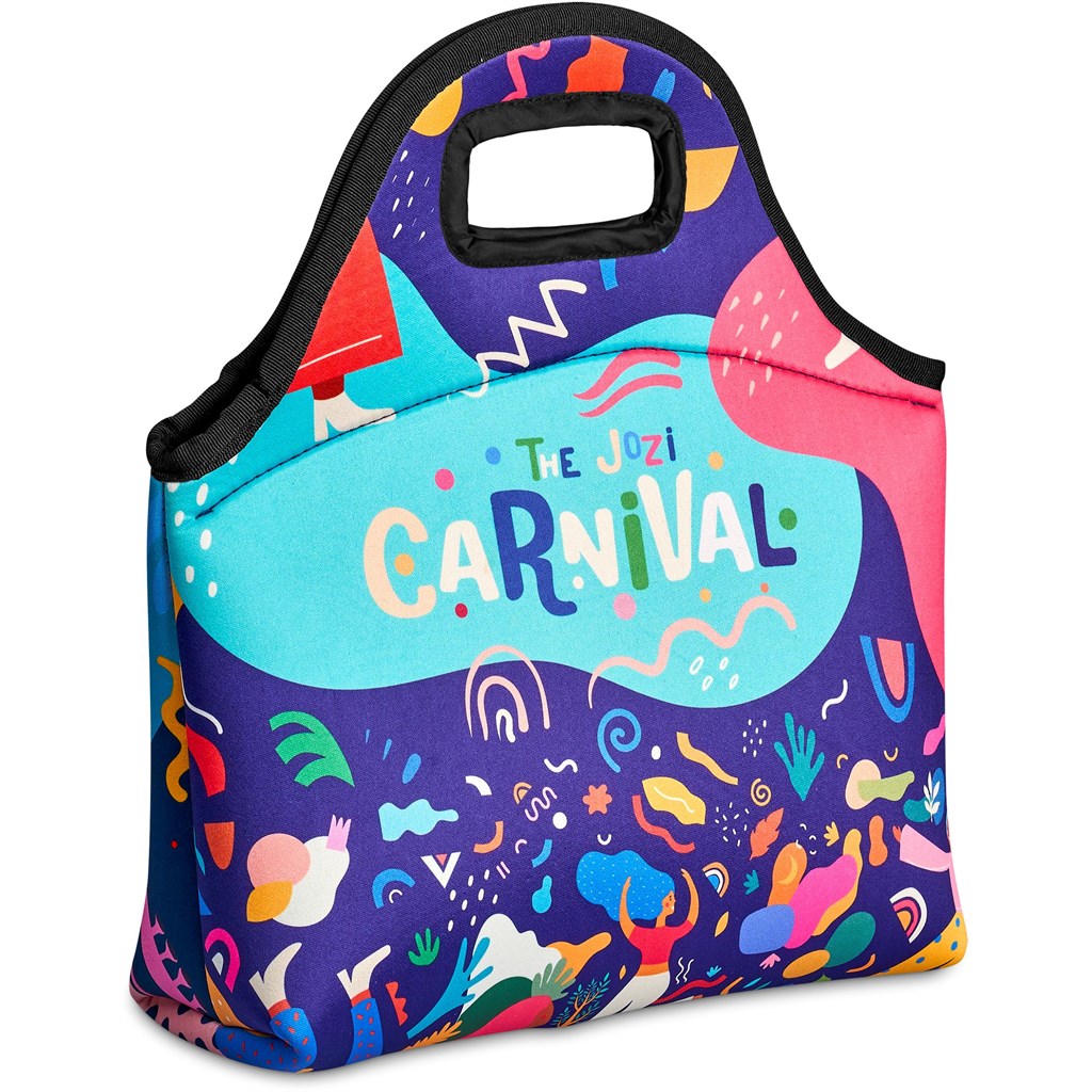 Pre-Printed Sample Hoppla Hobie Neoprene Lunch Cooler Pre-Printed Sample Hoppla Hobie Neoprene Lunch Cooler - Image 1