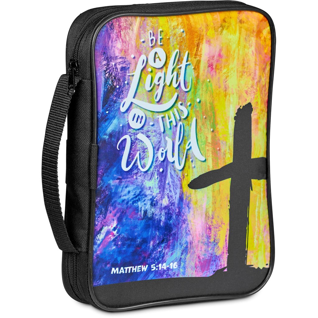 Pre-Printed Sample Hoppla Faith Bible Book Bag Pre-Printed Sample Hoppla Faith Bible Book Bag - Image 1