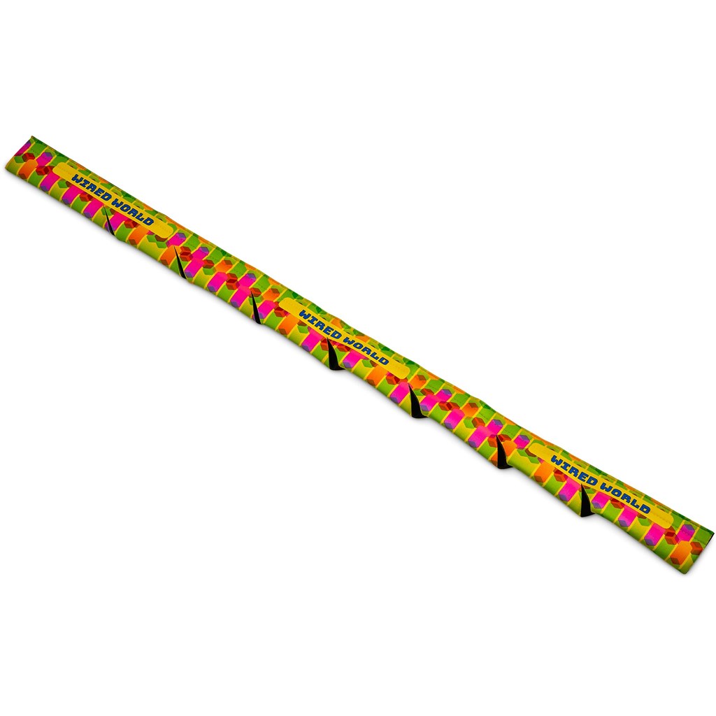 Pre-Printed Sample Hoppla Penda Neoprene Large Cable Tidier Pre-Printed Sample Hoppla Penda Neoprene Large Cable Tidier - Image 1