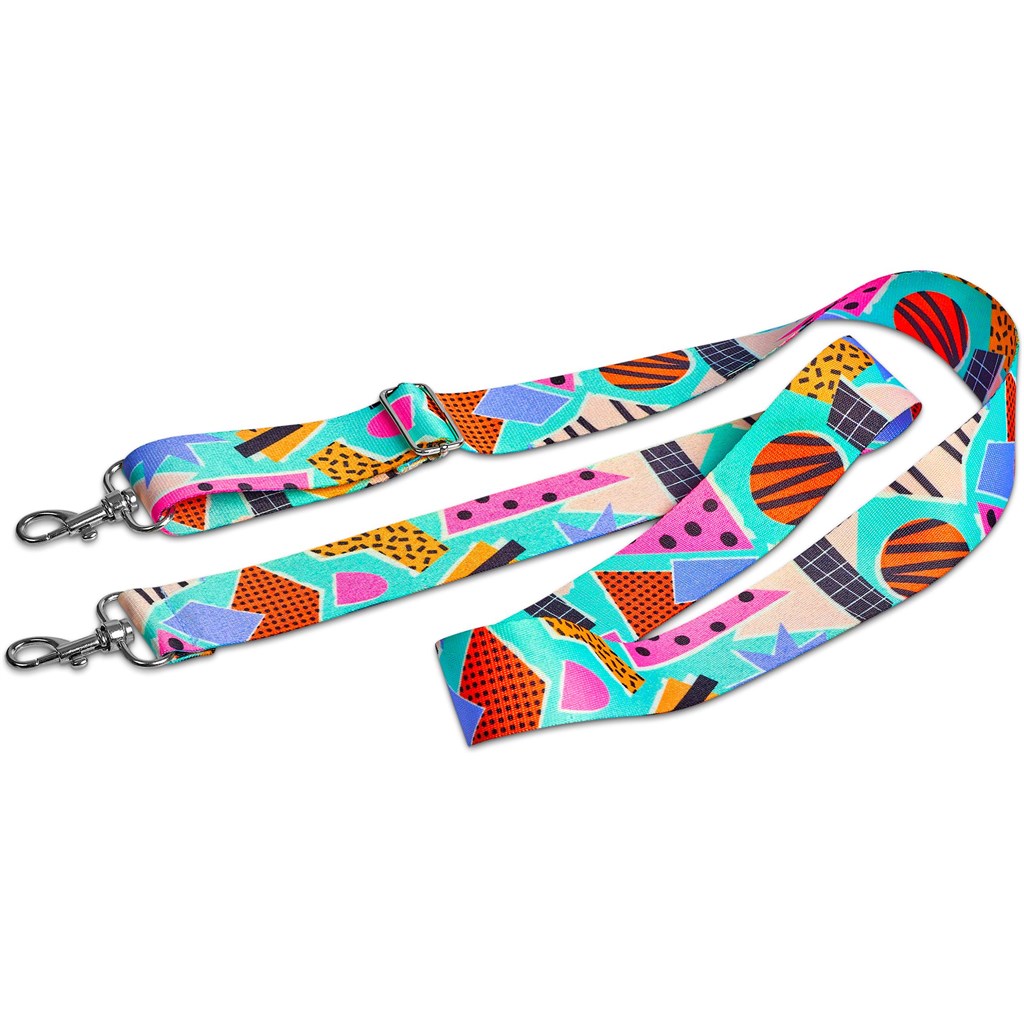 Pre-Printed Sample Hoppla Glamazon Polyester Bag Strap Pre-Printed Sample Hoppla Glamazon Polyester Bag Strap - Image 1