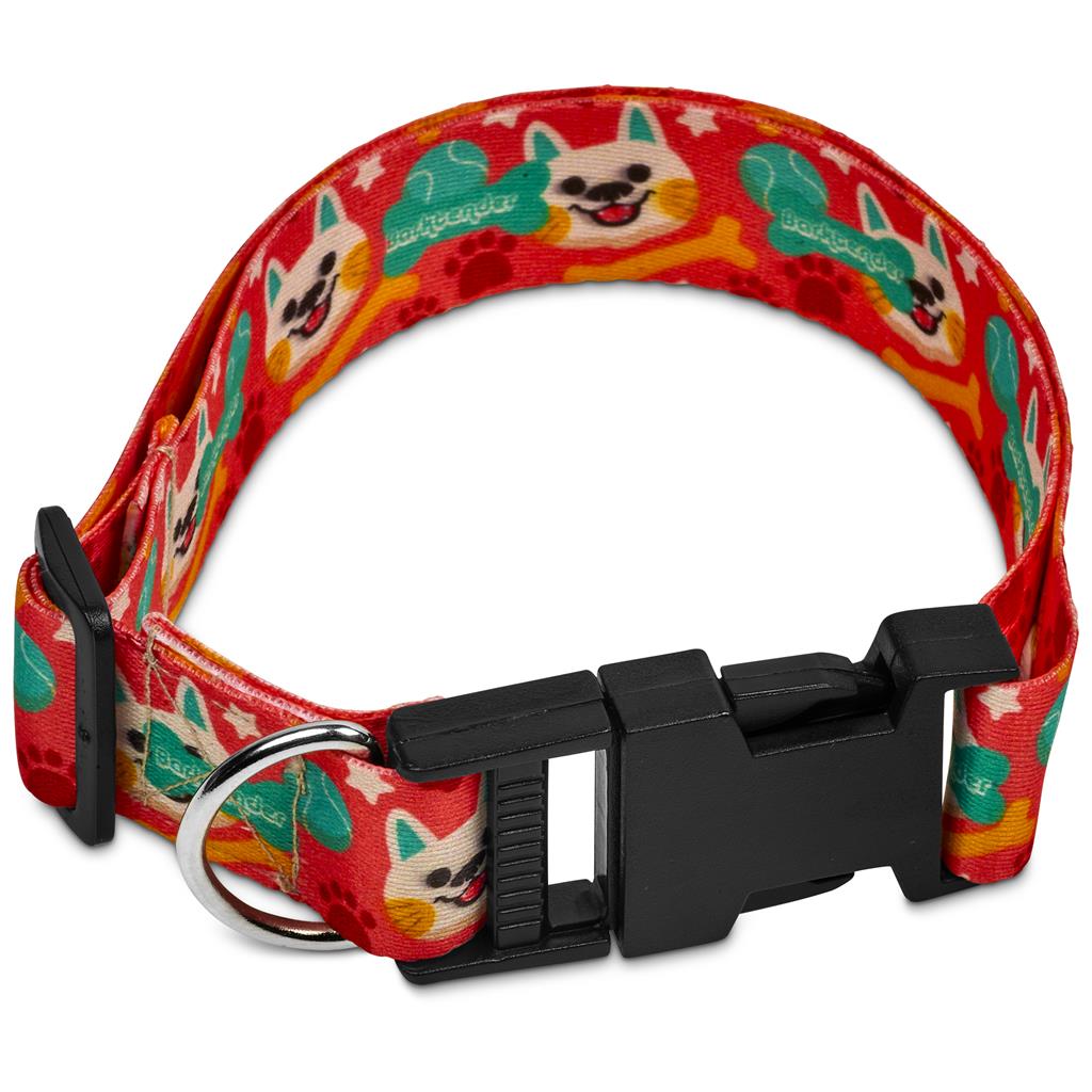 Pre-Printed Sample Hoppla Rambo Polyester Dog Collar Pre-Printed Sample Hoppla Rambo Polyester Dog Collar - Image 1