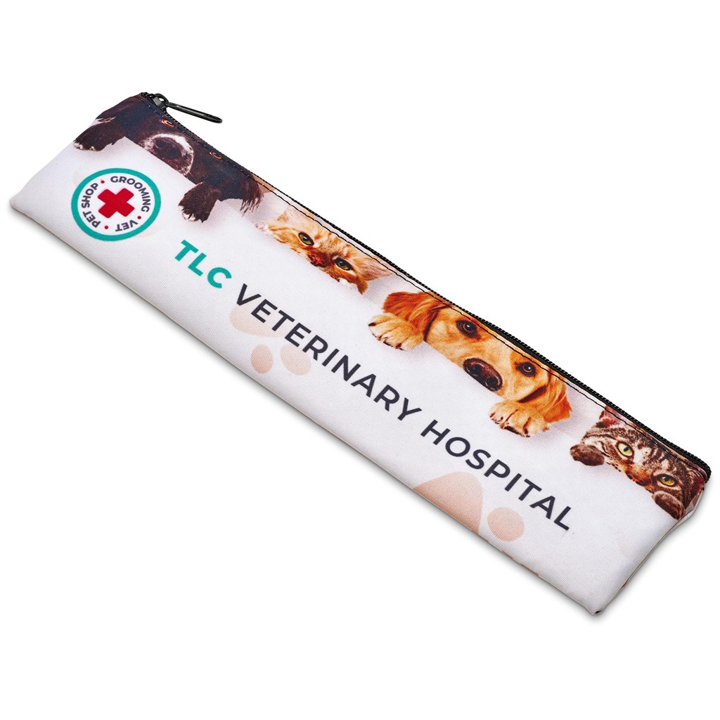 Pre-Printed Sample Hoppla Scrawl Pencil Case Pre-Printed Sample Hoppla Scrawl Pencil Case - Image 1