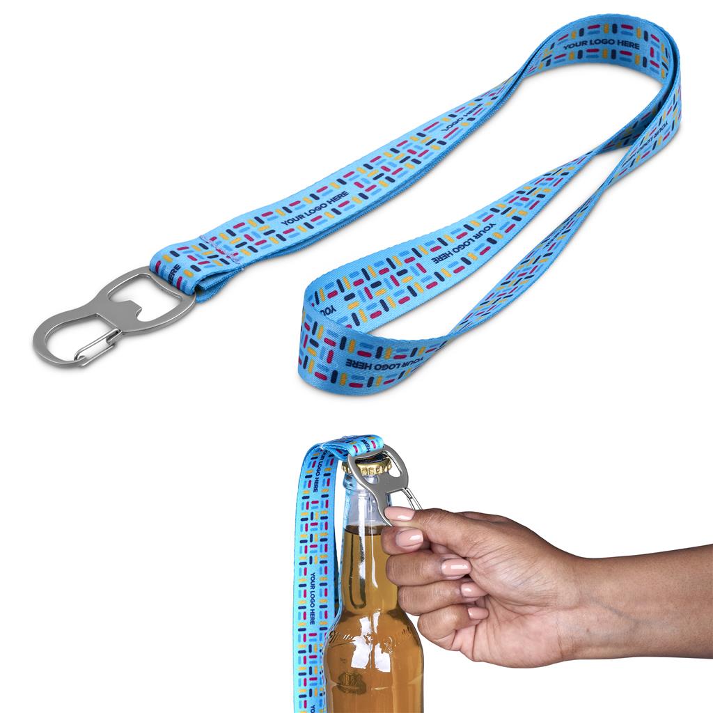 Altitude Zava Double-Sided Bottle Opener Lanyard - Sample Altitude Zava Double-Sided Bottle Opener Lanyard - Sample - Image 1