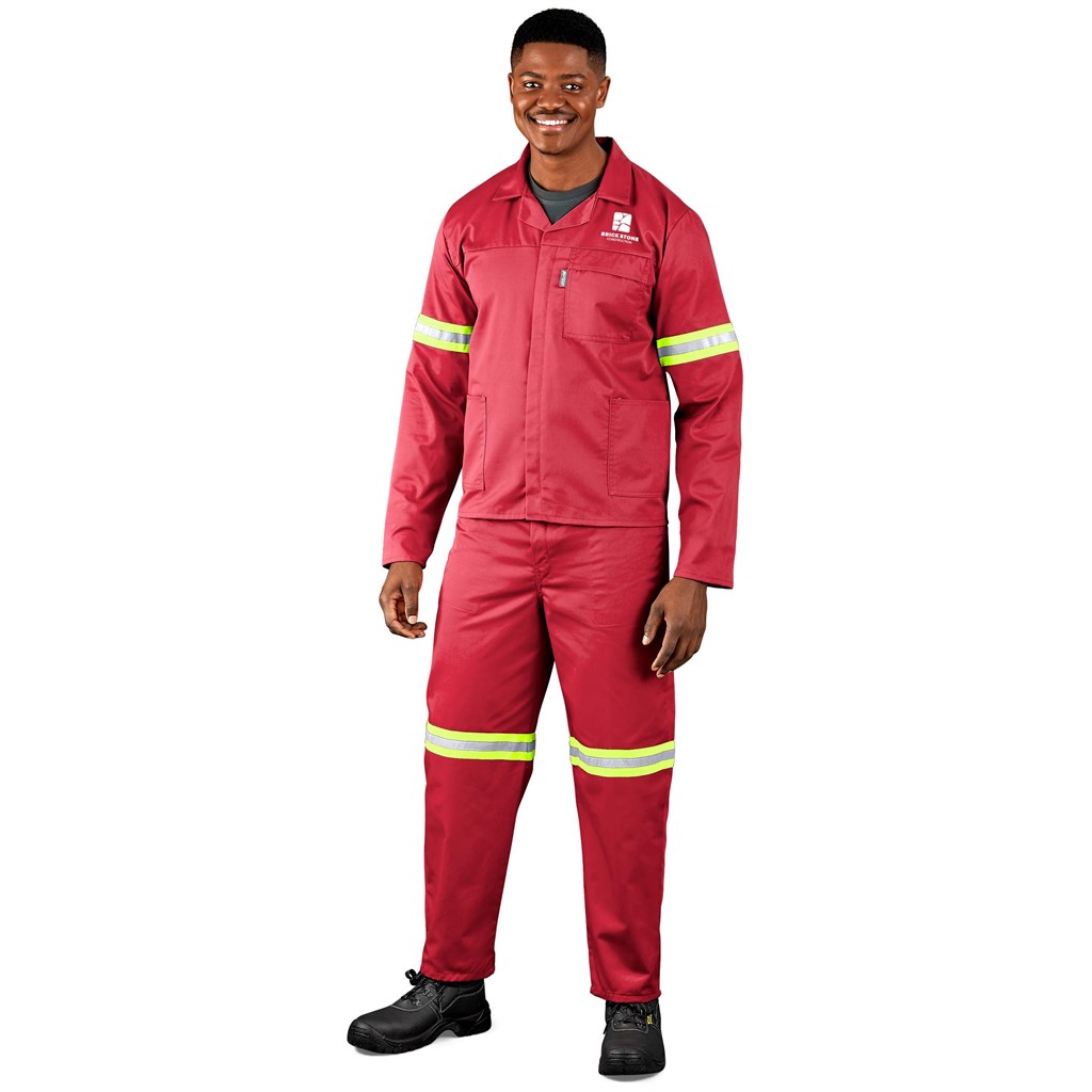 Trade Polycotton Conti Suit - Reflective Arms & Legs - Yellow Tape Trade Polycotton Conti Suit - Reflective Arms & Legs - Yellow Tape - Image 1