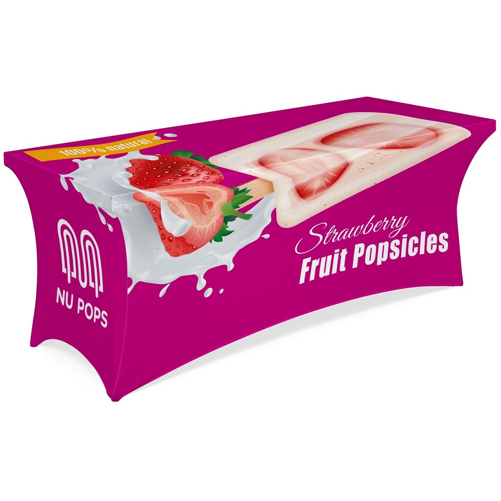 Ovation Spandex Stretch Slip Over Table Cloth Ovation Spandex Stretch Slip Over Table Cloth - Image 1