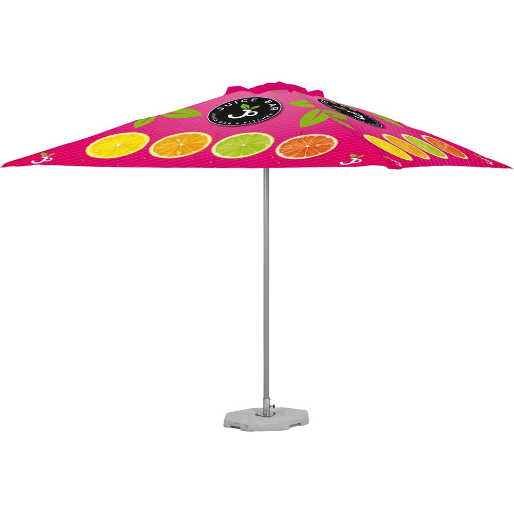 Sublimated Parasol Single Hexagonal Pole 3m x 3m Sublimated Parasol Single Hexagonal Pole 3m x 3m - Image 1