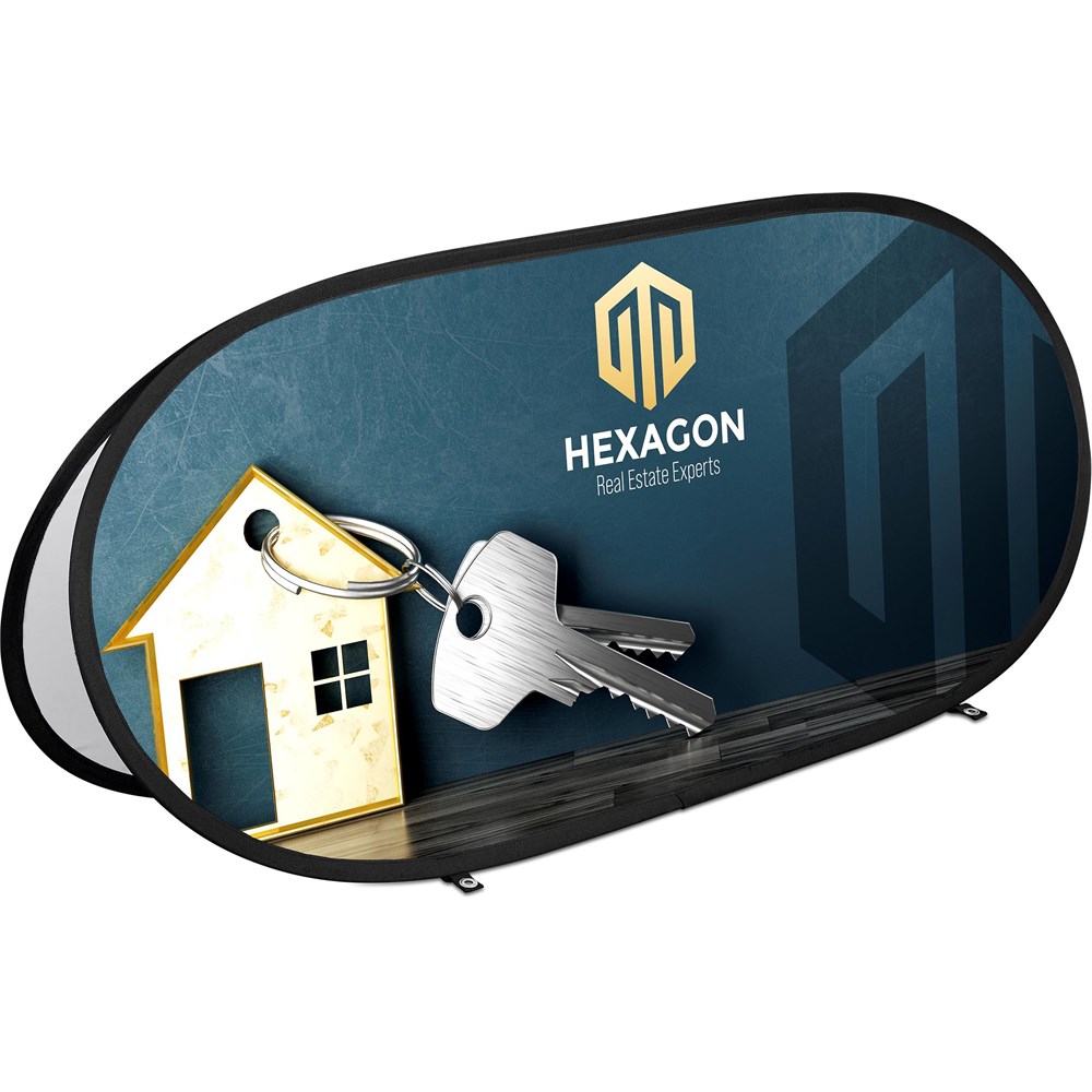 Sublimated Pop-Up 1.6m x 0.72m Sublimated Pop-Up 1.6m x 0.72m - Image 1