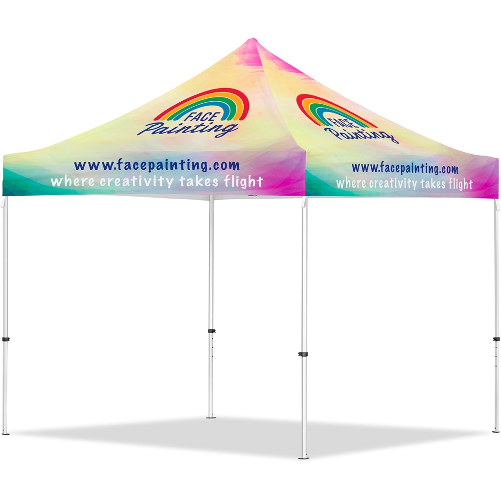 Coated Steel Sublimated Gazebo 3m x 3m Coated Steel Sublimated Gazebo 3m x 3m - Image 1