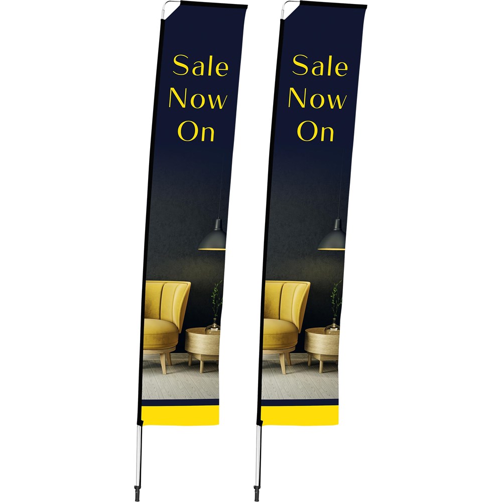 Legend 4m Telescopic Flying Banner (Set of 2) Legend 4m Telescopic Flying Banner (Set of 2) - Image 1