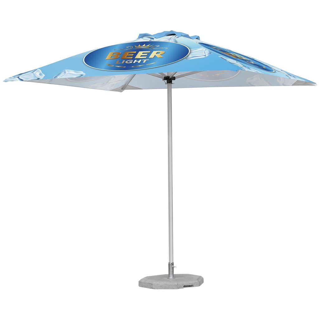 Legend Sublimated Parasol Single Hexagonal Pole 2.2m x 2.2m Legend Sublimated Parasol Single Hexagonal Pole 2.2m x 2.2m - Image 1