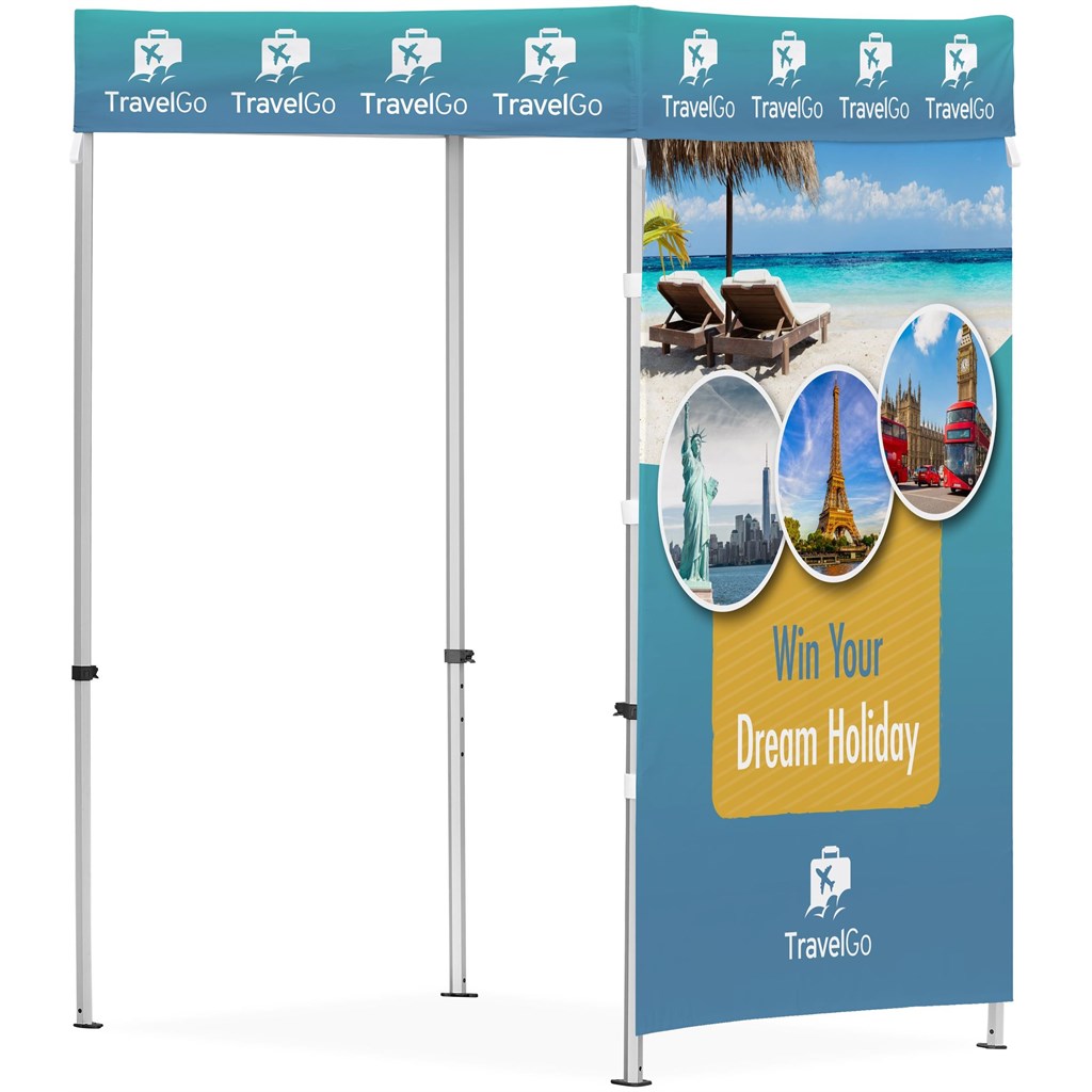Ovation Sublimated Gazebo 1.5m X 1.5m - 1 Full-Wall Skin Ovation Sublimated Gazebo 1.5m X 1.5m - 1 Full-Wall Skin - Image 1