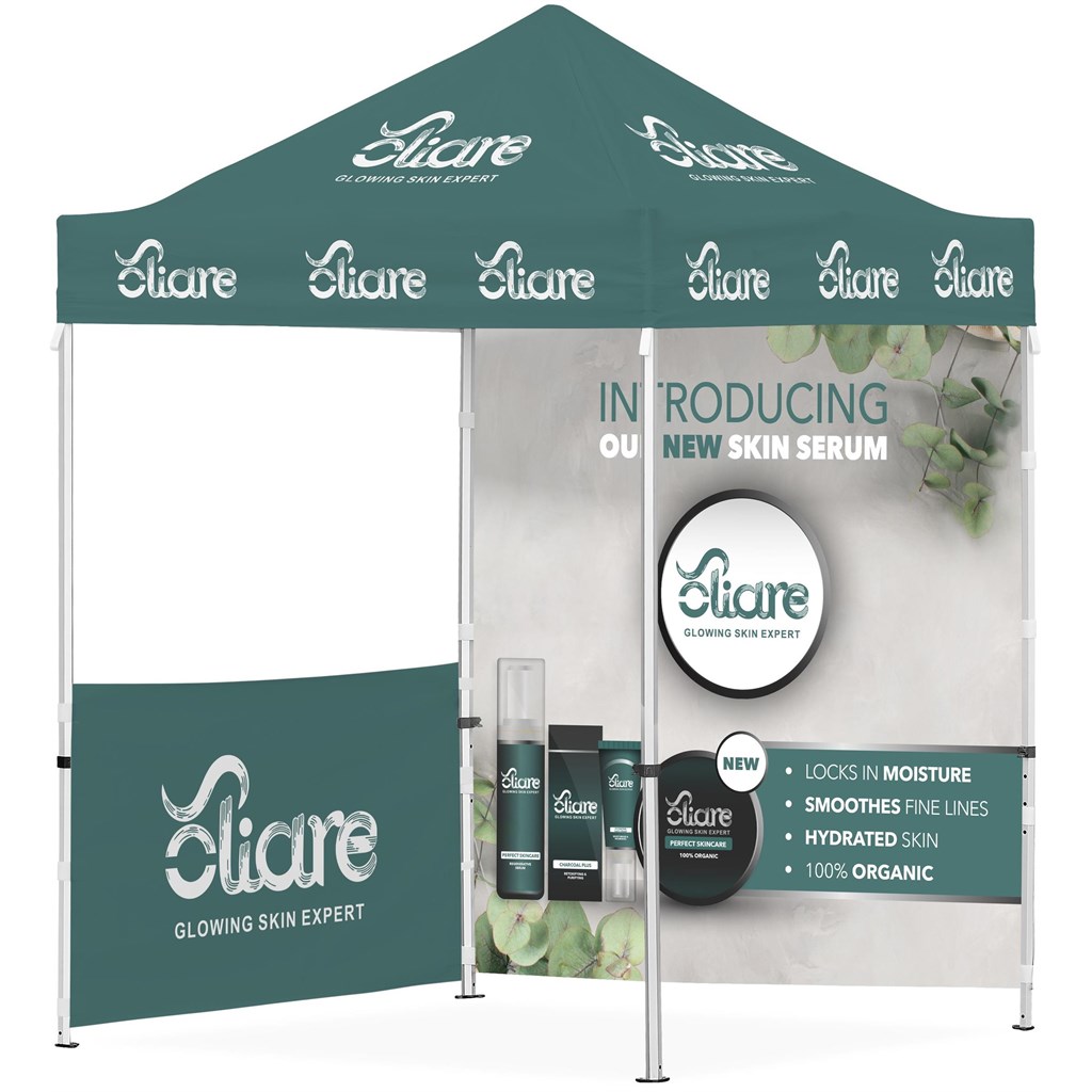 Ovation Sublimated Gazebo 2m X 2m - 1 Half-Wall Skin - 1 Full-Wall Skin Ovation Sublimated Gazebo 2m X 2m - 1 Half-Wall Skin - 1 Full-Wall Skin - Image 1