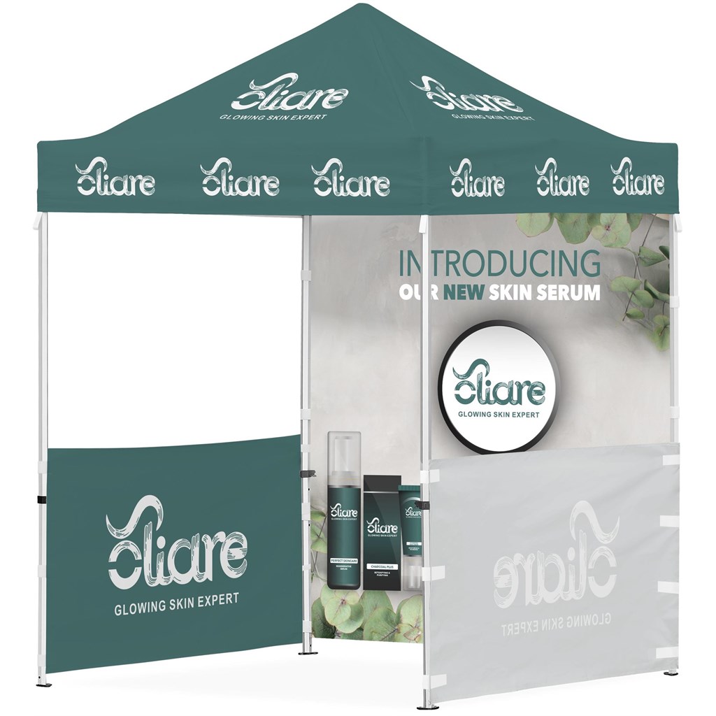 Ovation Sublimated Gazebo 2m X 2m - 2 Half-Wall Skins - 1 Full-Wall Skin Ovation Sublimated Gazebo 2m X 2m - 2 Half-Wall Skins - 1 Full-Wall Skin - Image 1