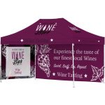 Ovation Sublimated Gazebo 4.5m X 3m - 1 Long Full-Wall Skin - 1 Short Full-Wall Skin