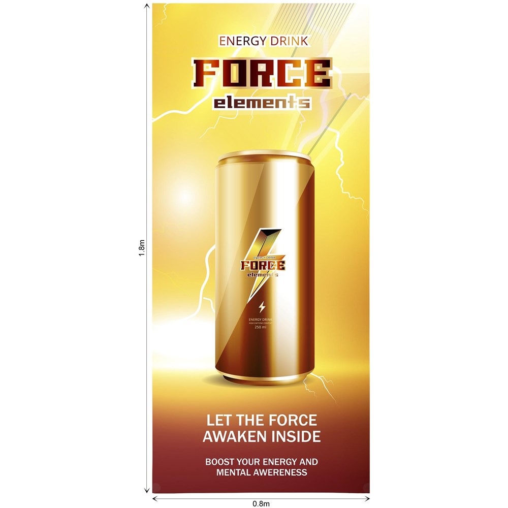 Champion X-Banner Fabric Skin 80cm x 180cm (Excludes Hardware) Champion X-Banner Fabric Skin 80cm x 180cm (Excludes Hardware) - Image 1