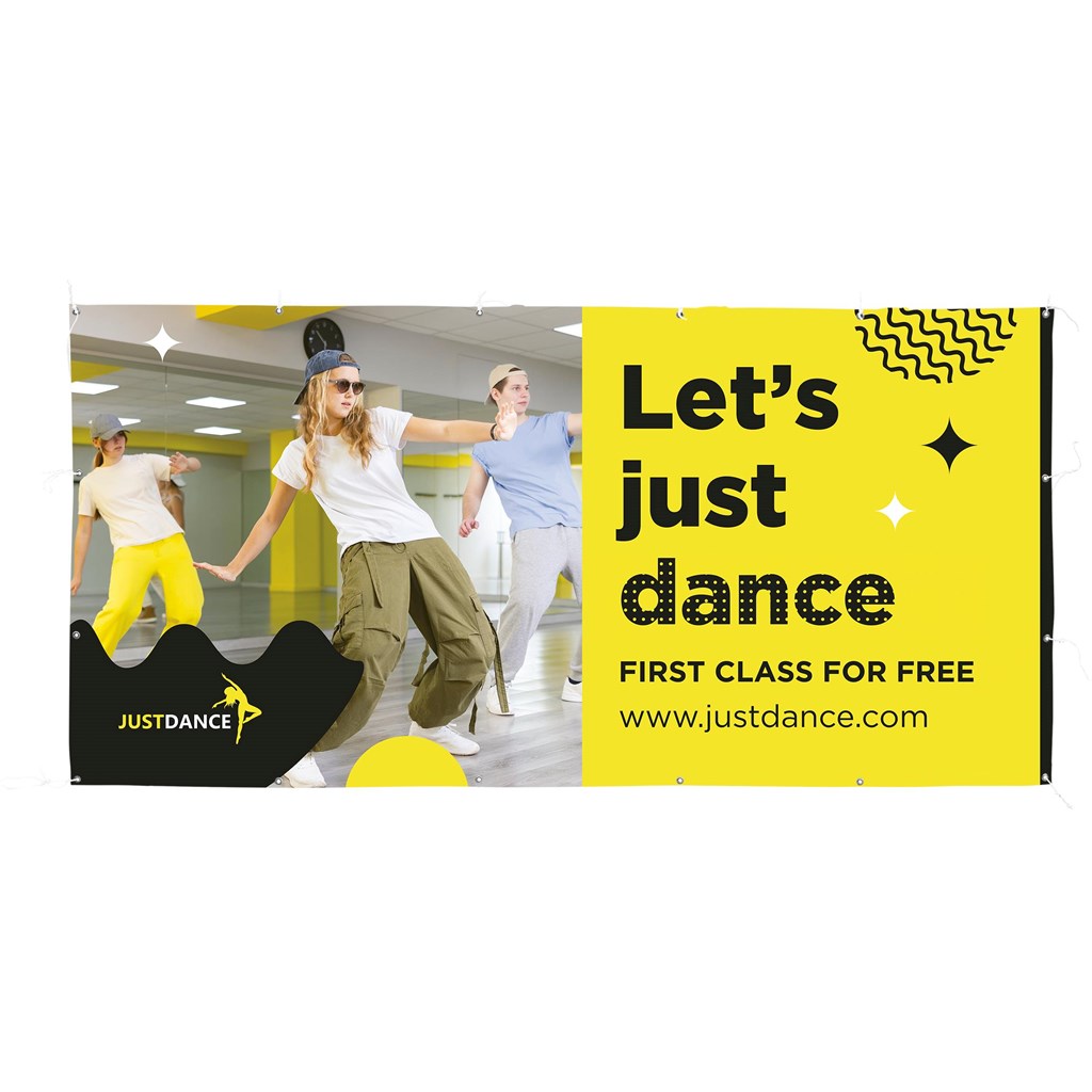 PVC Banner 2.45m x 1.2m PVC Banner 2.45m x 1.2m - Image 1