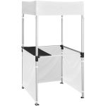 Ovation Sublimated Gazebo 1m X 1m Kiosk - 3 Half-Wall Skins - Image 11