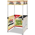 Ovation Sublimated Gazebo 1m X 1m Kiosk - 3 Half-Wall Skins - Image 5