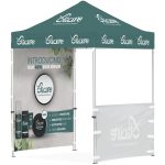 Ovation Sublimated Gazebo 2m X 2m - 1 Half-Wall Skin - 1 Full-Wall Skin - Image 9