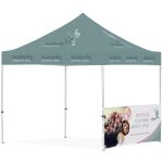 Ovation Sublimated Gazebo 3m X 3m - 1 Half-Wall Skin - Image 7