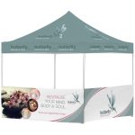 Ovation Sublimated Gazebo 3m X 3m - 2 Half-Wall Skins - Image 3