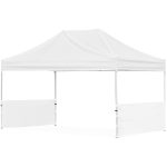 Ovation Sublimated Gazebo 4.5m X 3m - 2 Short Half-Wall Skins - Image 2
