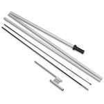 Legend 4M Sublimated Sharkfin Double-Sided Flying Banner - 1 complete unit - Image 2