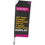 Legend 2M Sublimated Telescopic Double-Sided Flying Banner - 1 complete unit - Image 10
