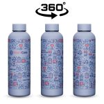 Kooshty Bermuda Recycled Stainless Steel Water Bottle – 800ml - Image 2