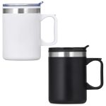 Kooshty Angelo Stainless Steel & Plastic Double-Wall Mug – 360ml - Image 2