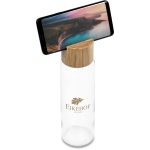 Okiyo Kenko Phone Stand Glass Water Bottle - 700ml - Image 4