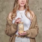 Okiyo Natsu Glass & Bamboo Tumbler & Straw - 500ml - Image 6