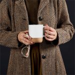 Serendipio Sienna Cork & Ceramic Sublimation Coffee Mug - 340ml - Image 8