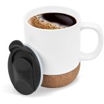 Serendipio Sienna Cork & Ceramic Sublimation Coffee Mug - 340ml - Image 13