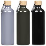 Serendipio Origen Aluminium & Bamboo Water Bottle – 750ml - Image 5
