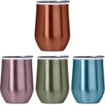 Serendipio Vogue Madison Stainless Steel & Plastic Double-Wall Tumbler - 350ml - Image 2