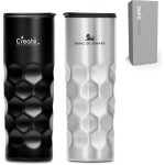 Serendipio Meteor Stainless Steel & Plastic Double-Wall Tumbler - 450ml - Image 3