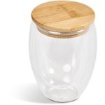 Okiyo Moco Glass & Bamboo Double-Wall Cup - 350ml - Image 12