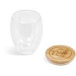 Okiyo Moco Glass & Bamboo Double-Wall Cup - 350ml - Image 14
