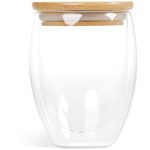 Okiyo Moco Glass & Bamboo Double-Wall Cup - 350ml - Image 7