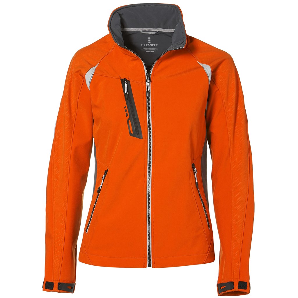 Ladies Katavi Softshell Jacket - Orange Ladies Katavi Softshell Jacket - Orange - Image 1