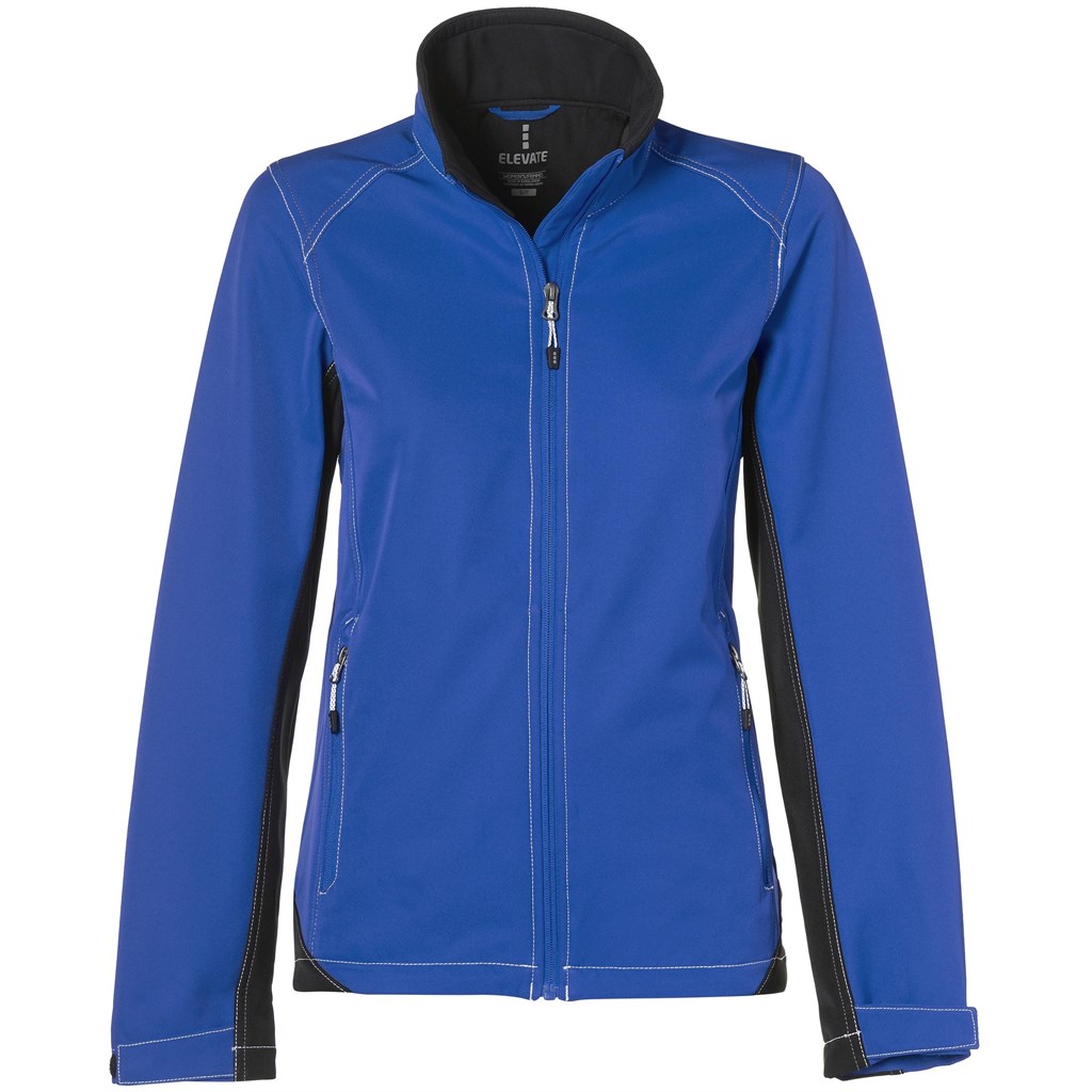 Ladies Iberico Softshell Jacket - Blue Ladies Iberico Softshell Jacket - Blue - Image 1