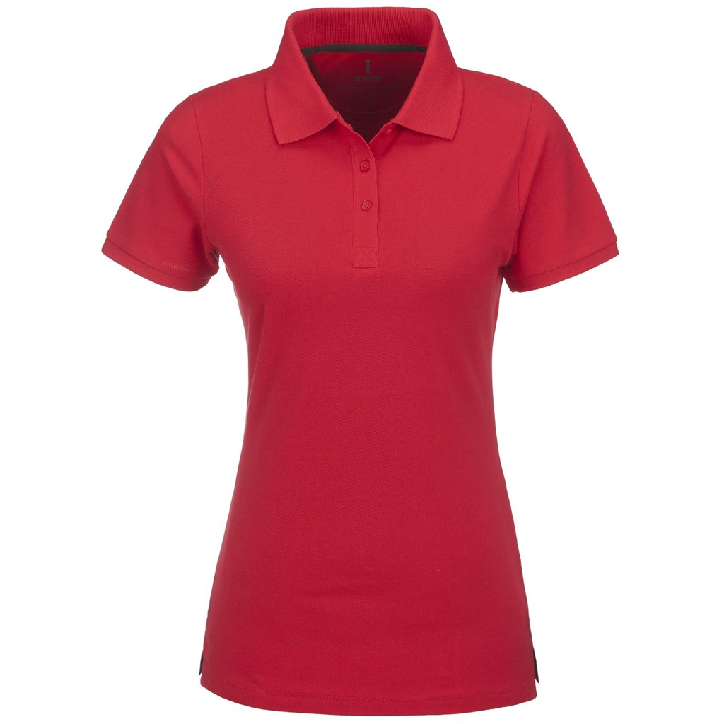 Ladies Calgary Golf Shirt - Red Ladies Calgary Golf Shirt - Red - Image 1