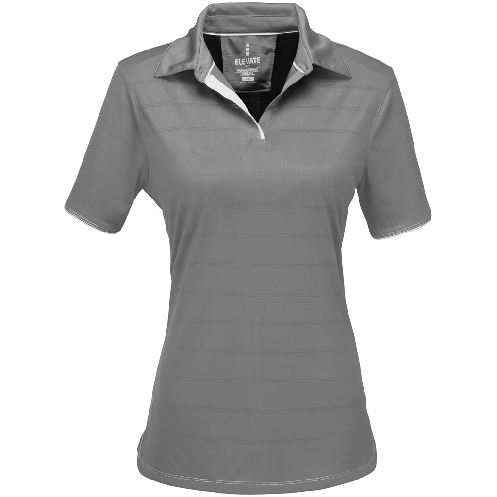 Ladies Prescott Golf Shirt - Grey Ladies Prescott Golf Shirt - Grey - Image 1