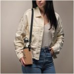 Kooshty Kork Hands-Free Glass Water Bottle – 850ml - Image 2