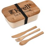 Kooshty Natura Plus Bamboo Fibre Lunch Box Set - Image 4