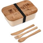 Kooshty Natura Plus Bamboo Fibre Lunch Box Set - Image 12